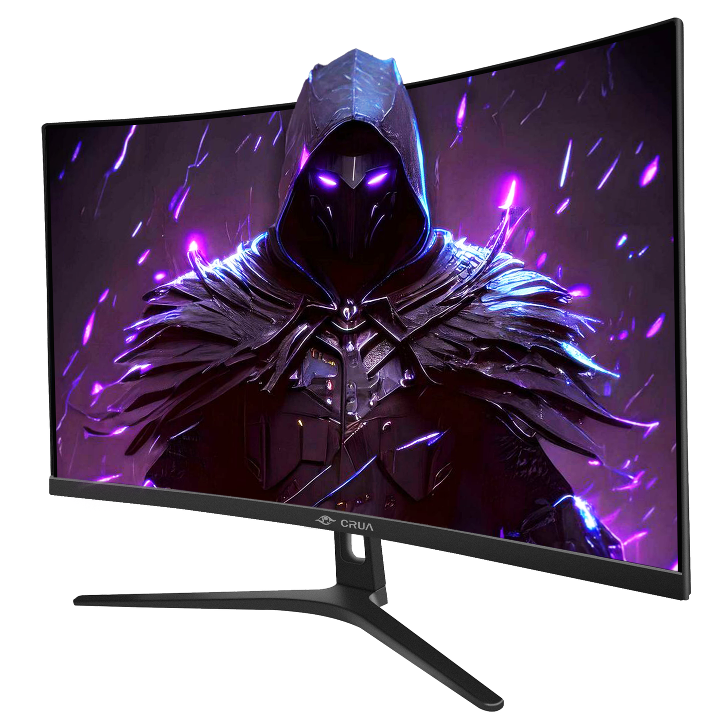 CRUA 32" Curved Gaming Monitor,180Hz QHDVA Screen,  Support Wall Mount- Black