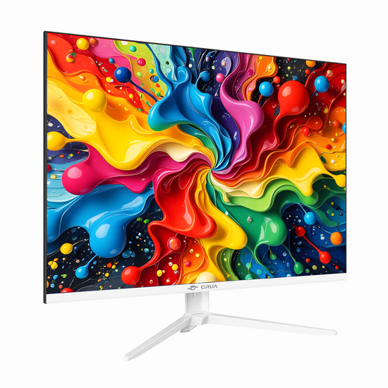 CRUA 28 Inch White Monitor, 4K UHD+ 3840×2560 IPS 60Hz Computer