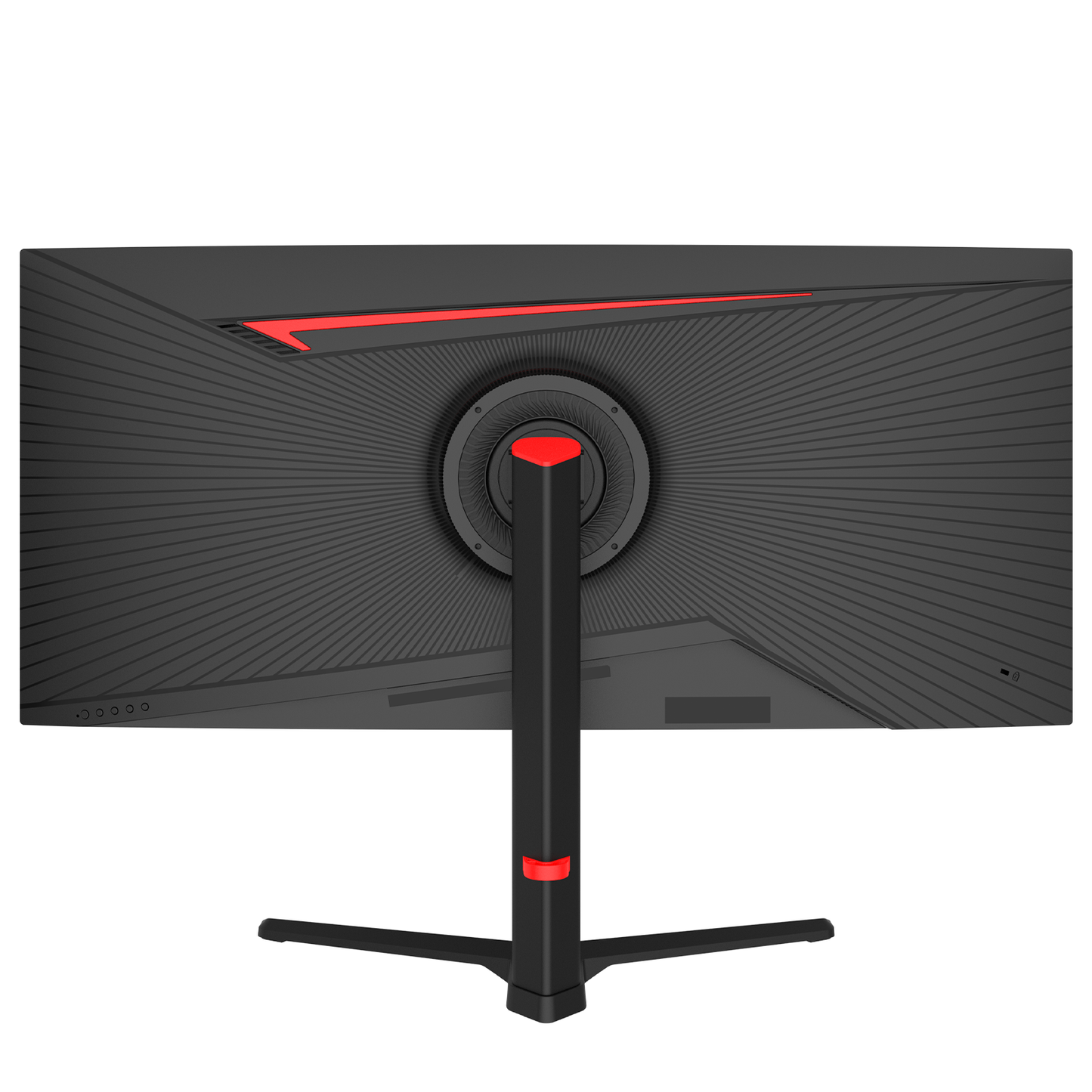 CRUA 34” Curved Ultrawide Gaming Monitor, 3440×1440 UWQHD, 165Hz, 3800R Curvature, Height Adjustable Stand, Built-in Speakers, HDMI & DisplayPort, Black