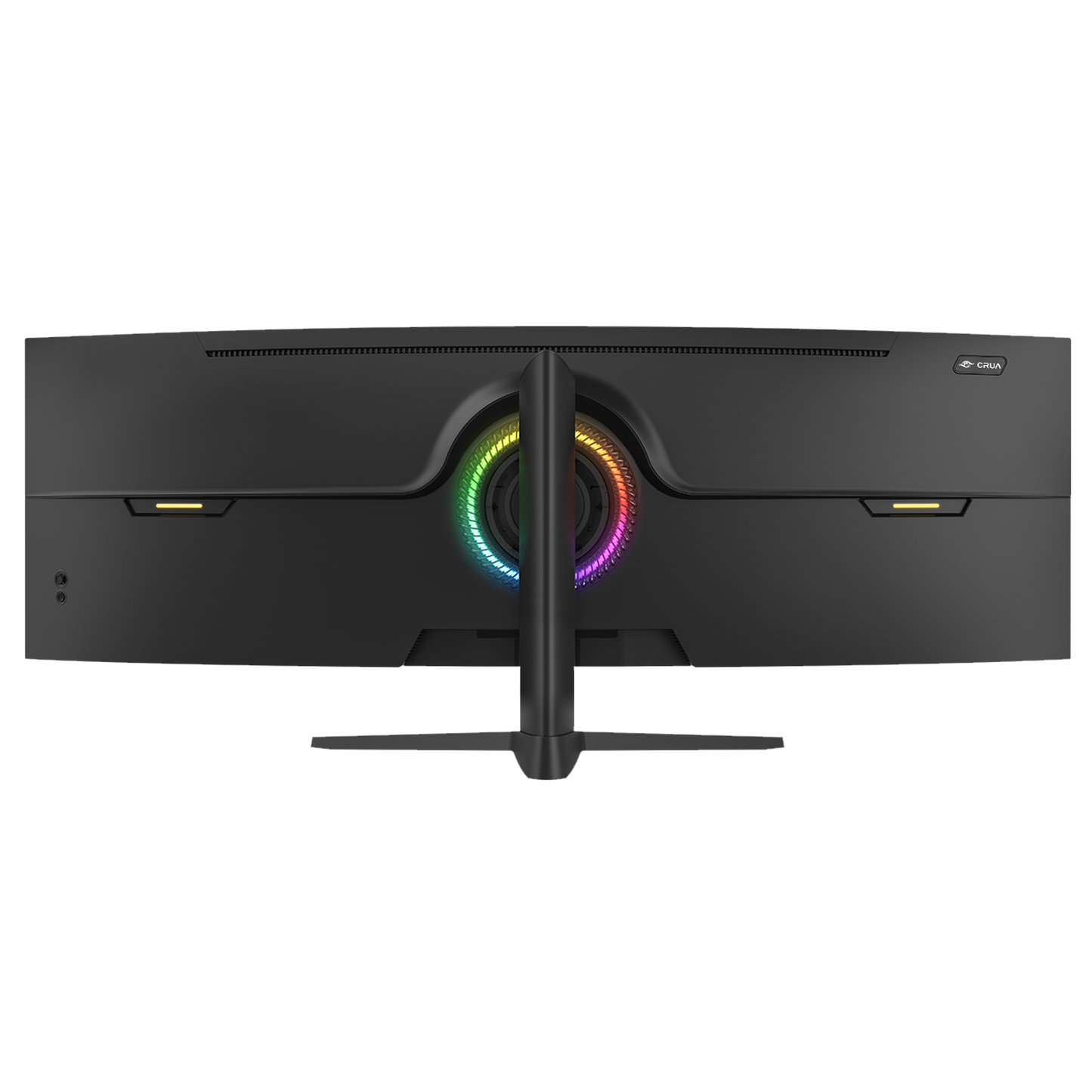 CRUA 49" Curved Gaming Monitor | DQHD(5120 * 1440), 144Hz/165Hz, 1500R, 32:9, AMD FreeSync, 120% sRGB, Height Adjustable Ultra-Wide Screen Monitors, HDMI 2.1 & DP 1.4, Wall Mount Install- Black