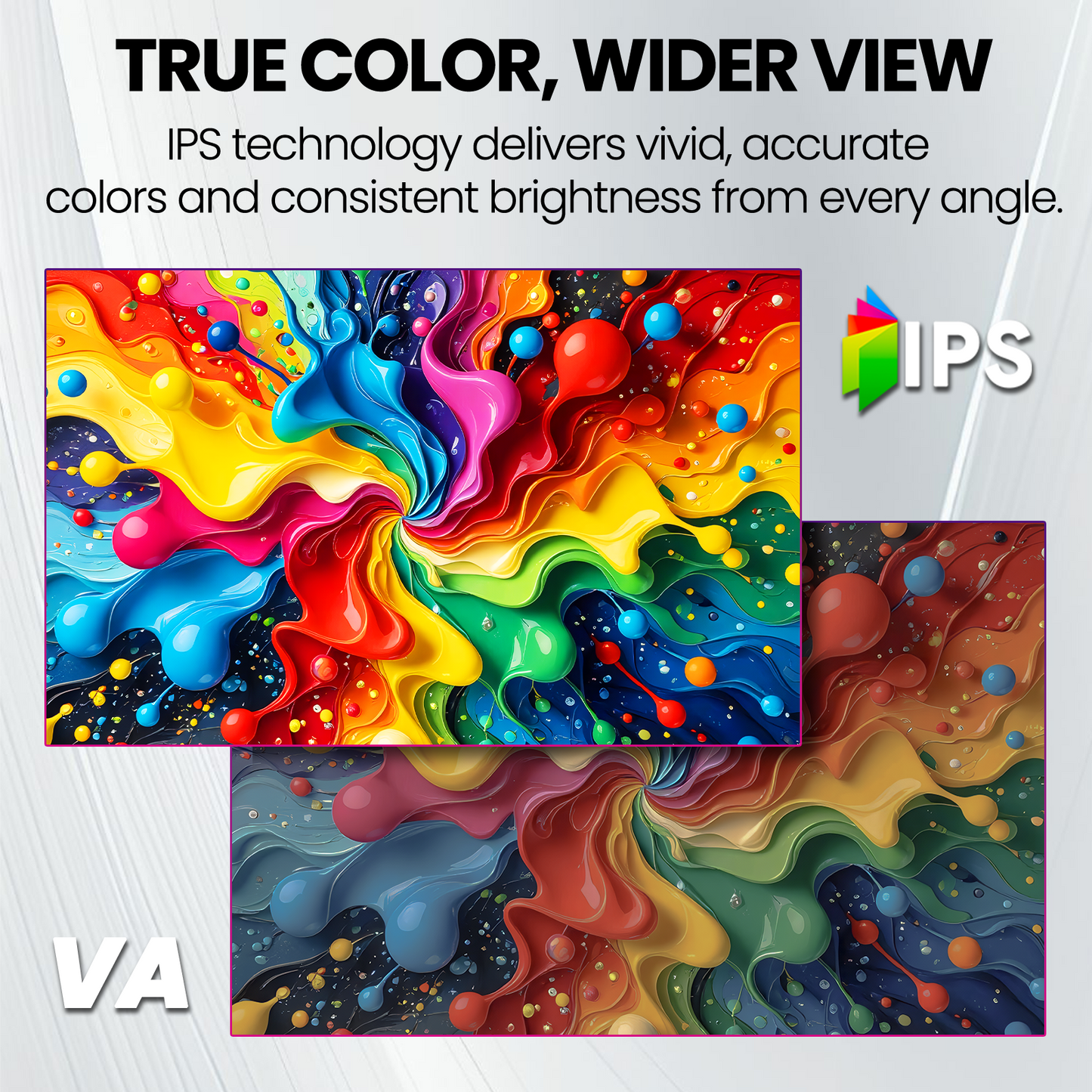 CRUA 28'' Monitor, 4K UHD+(3840×2560P)IPS 60Hz Computer Monitors, 15:10 Aspect Ratio, 10Bit Color, Built-in Speakers, Ultra-Clear PC Display Support HDMI 2.0 & DP1.4, Type-C Port, Wall Mountable–Black