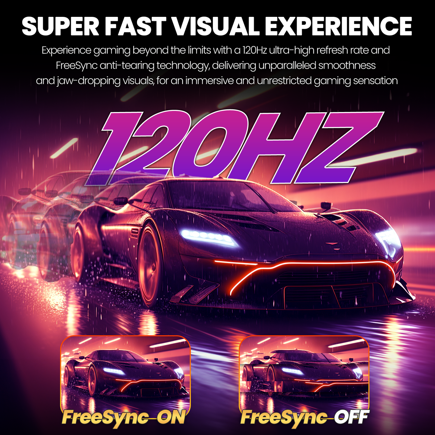 CRUA 34'' 120Hz IPS Ultrawide Gaming Monitor, WFHD 2560X1080, 21:9, Computer Monitors with Built-in Speakers, FreeSync, 120% sRGB, DP1.4 & HDMI1.4, Wall Mountable Installs-White