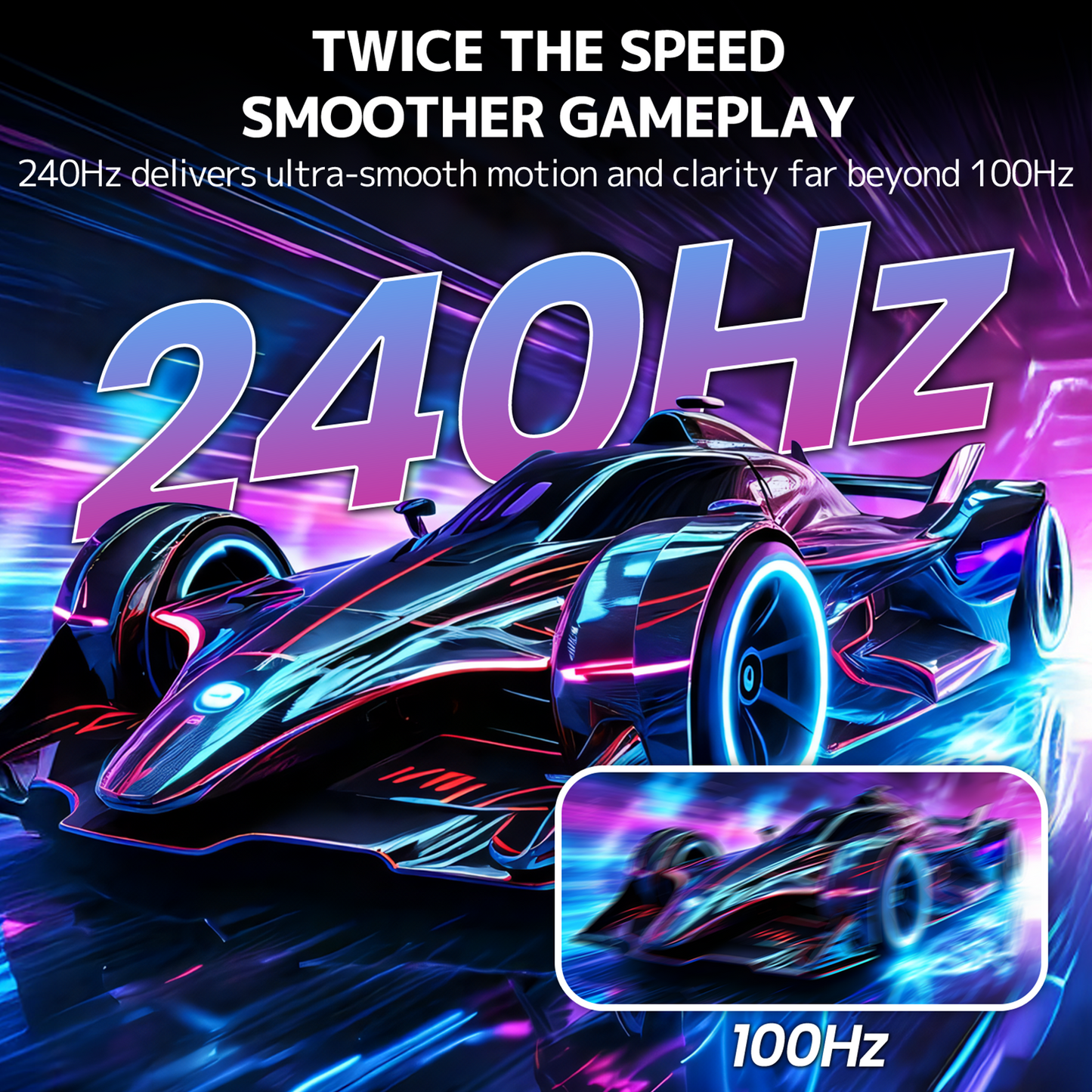 CRUA 32" 240Hz Curved Gaming Monitor, FHD 1920×1080P, 1800R Ultra-Wide Screen, 120% sRGB, FreeSync, Low Blue Light, HDMI 2.0 & DP 1.4, Wall Mountable-Black