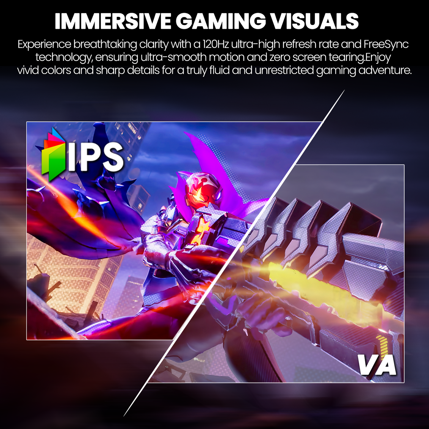 CRUA 27 Inch Gaming Monitor 360HZ, 2K QHD 2560x1440 IPS Panel White Computer Monitors with Built in Speakers, Support AMD FreeSync, 120% sRGB, Blue Light Filter, DP1.4 & HDMI2.1, Wall Mountable