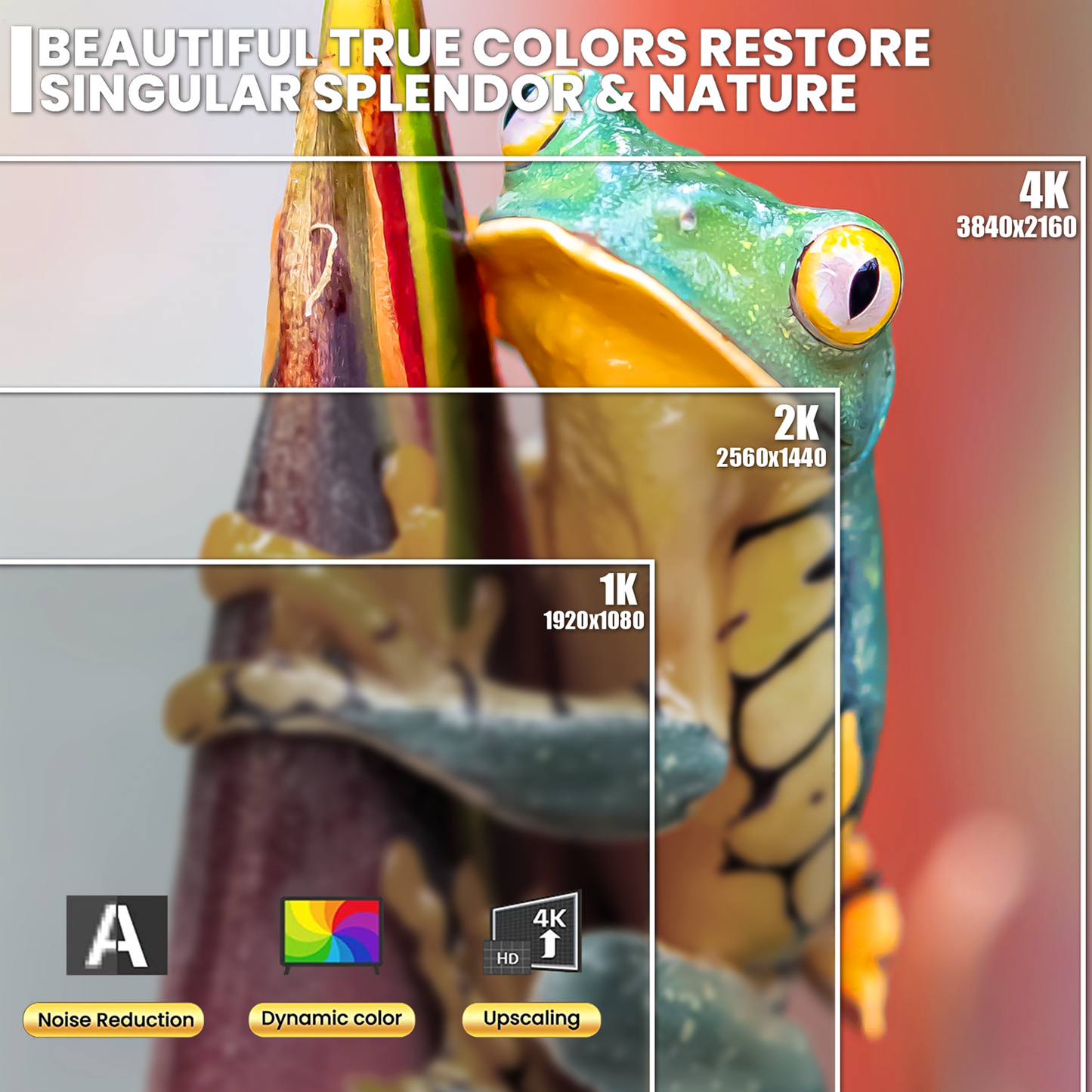 CRUA 27" 4K White Monitor, UHD(3840x2160P) IPS Panel, 60Hz Computer Monitor, Supports AMD Freesync, USB Type-C, 120% sRGB, Built-in Speakers, Wall Mountable, for Work, Streaming, and Home Office