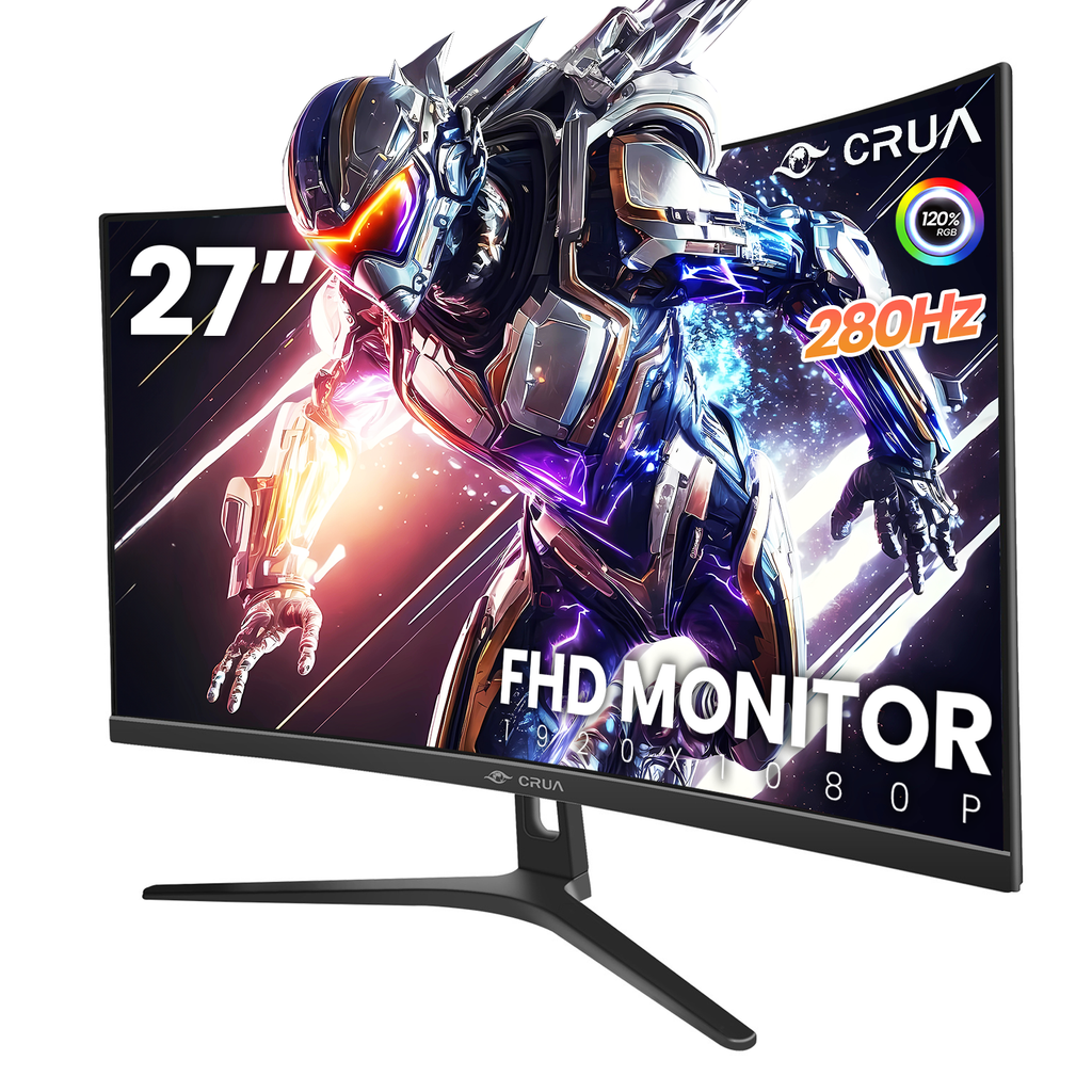 ぐら 27 Inch HD(1920x1080P) 1800R 240Hz Gaming Monitor – CRUA-Monitor