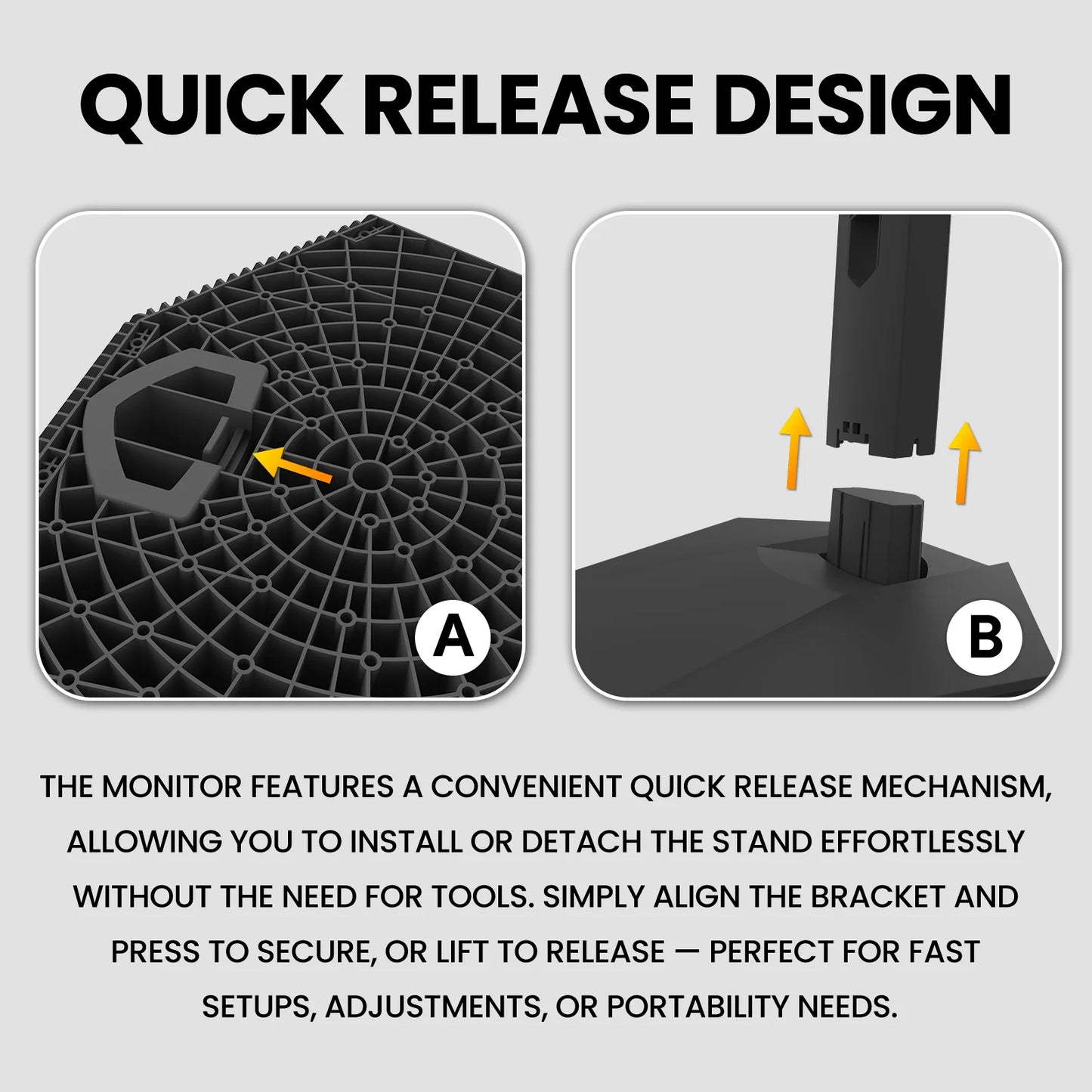 CRUA 27" 4K White Monitor, UHD(3840x2160P) IPS Panel, 60Hz Computer Monitor, Supports AMD Freesync, USB Type-C, 120% sRGB, Built-in Speakers, Wall Mountable, for Work, Streaming, and Home Office