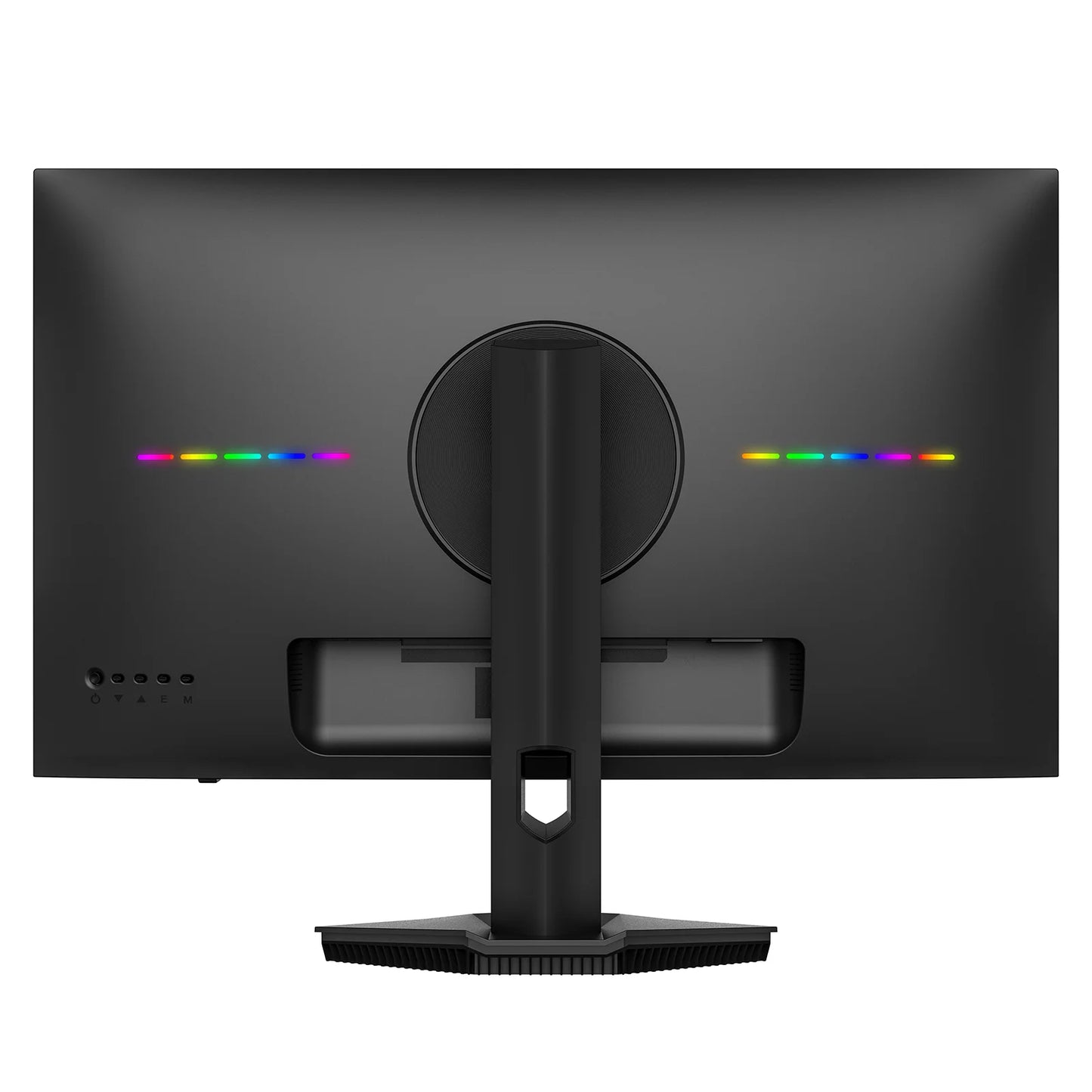 CRUA 27" 4K White Monitor, UHD(3840x2160P) IPS Panel, 60Hz Computer Monitor, Supports AMD Freesync, USB Type-C, 120% sRGB, Built-in Speakers, Wall Mountable, for Work, Streaming, and Home Office