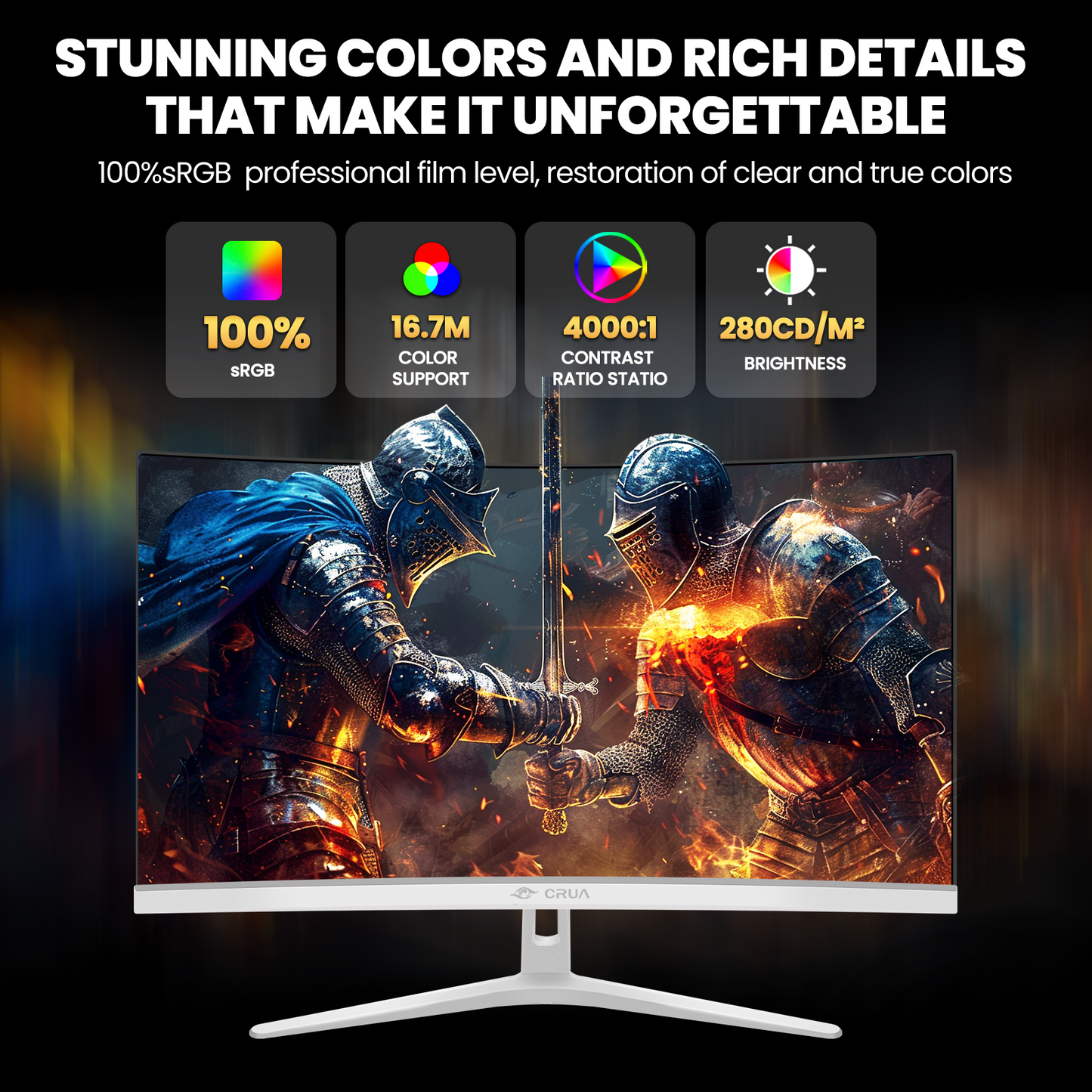 27" FHD 100Hz Curved Monitor for Office/Gaming