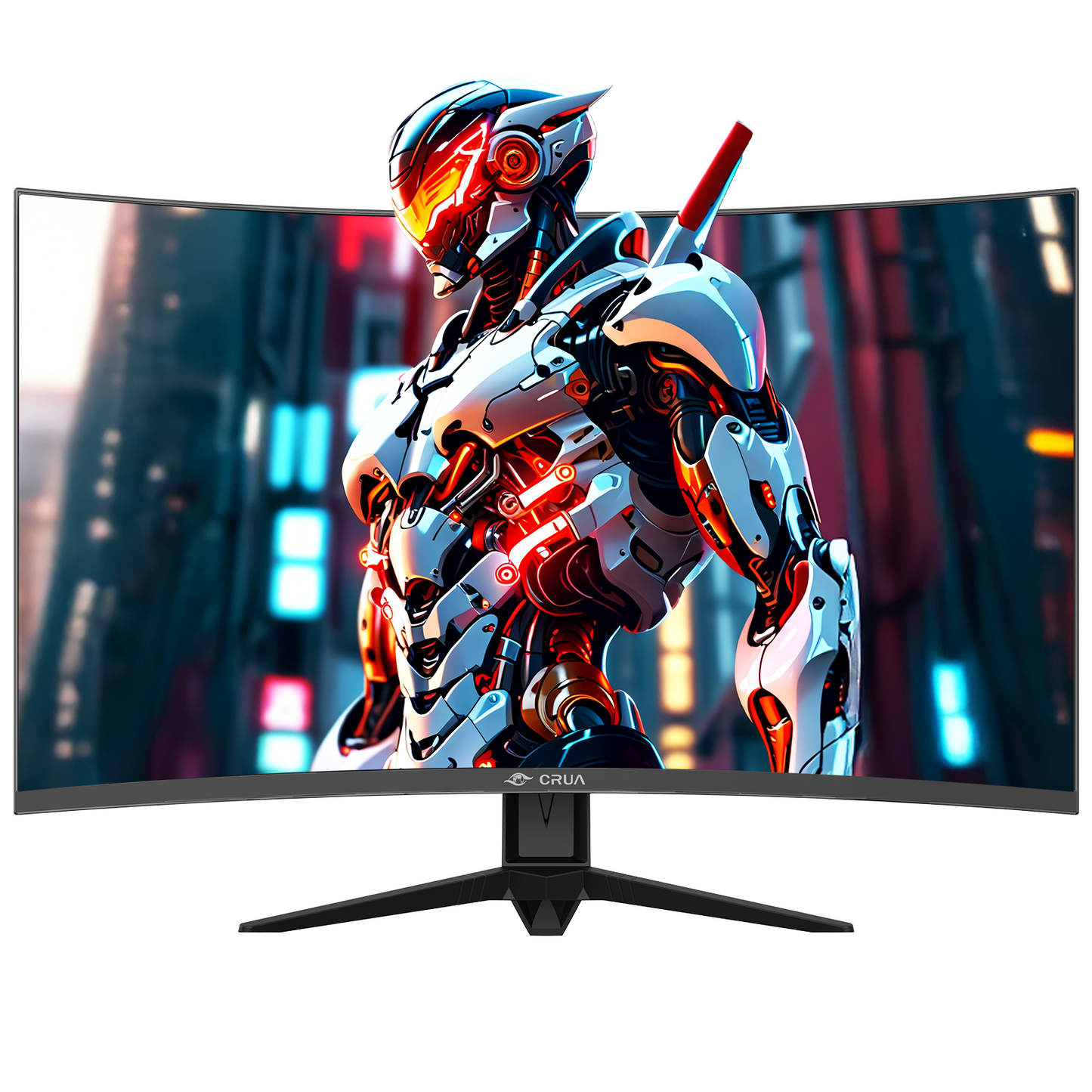 CRUA 27'' Curved Gaming Monitor 260Hz/240Hz, QHD 1440P 1800R VA Panel Computer Monitor with Built-in Speakers, Support AMD FreeSync, 120% sRGB, Blue Light Filter, HDMI2.0 & DP1.4, Wall Mountable-Black