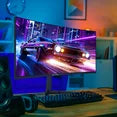 CRUA 34-inch Curved Gaming Monitor, WQHD 3440x1440, 120Hz Computer Monitor, 1900R VA Screen, 120% sRGB, AMD FreeSync, Blue Light Filter, HDMI 2.0 & DP 1.4, Wall Mount Mount - black