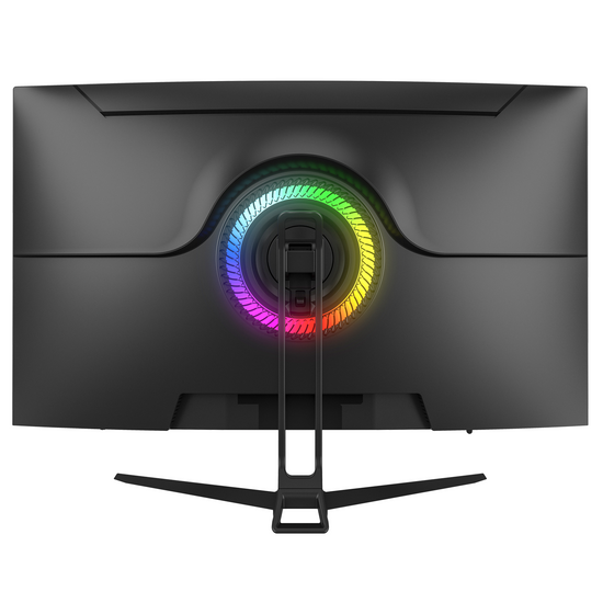 CRUA 32-inch4K UHD(3840x2160)Curved GamingMonitor  Black