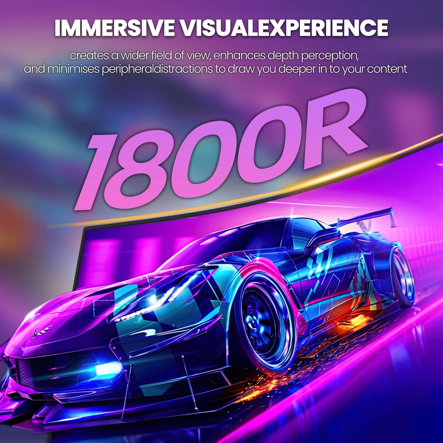 27 Inch HD(1920x1080P) 1800R 240Hz Gaming Monitor