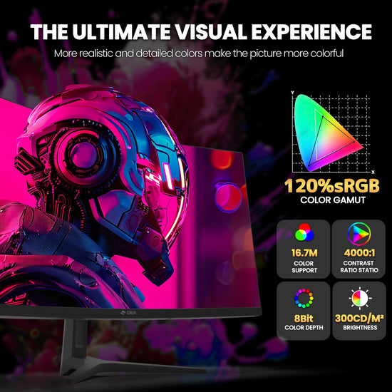 CRUA 34Inch Ultrawide Gaming Monitor, WQHD(3440 * 1440P) 144Hz