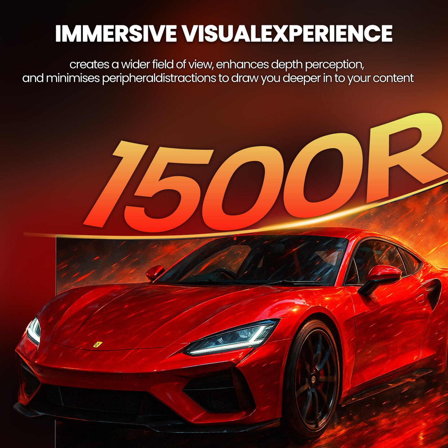 CRUA 32" Curved Gaming Monitor, 4k UHD(3840 * 2160P) VA Screen, 1500R, 144Hz/160Hz Computer Moniter, Supports AMD Freesync, 120% sRGB, Built-in Speakers, Wall Mountable Installs(HDMI 2.1/DP 1.4)-Black