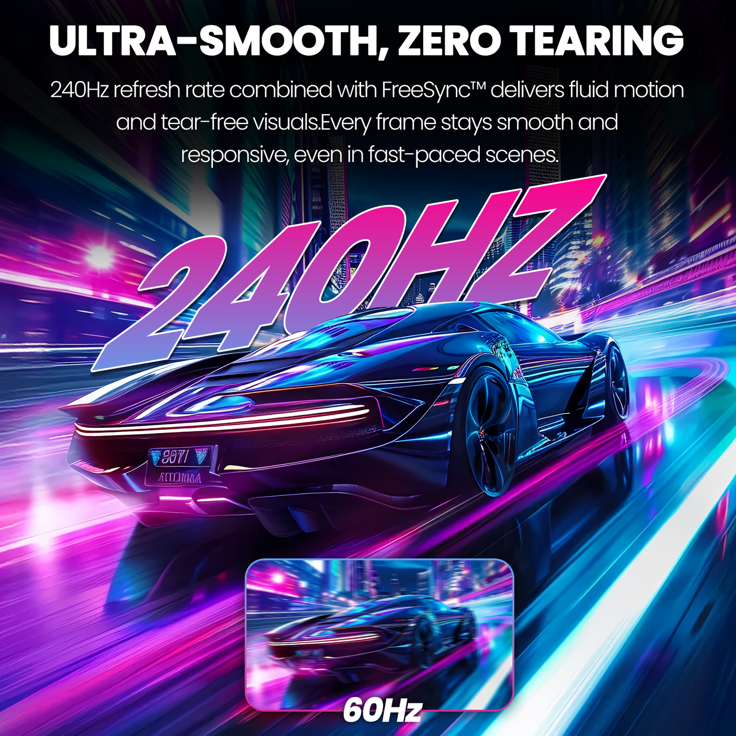 CRUA 45" DQHD 240Hz Ultrawide Curved Gaming Monitor, 1500R, FreeSync, Black 5120x1440 32:9 VA Screen, 120%sRGB, Built-In Speakers, HDMI 2.1/DP 1.4 and 100x100mm Wall Mount For Gaming, Editing and Work