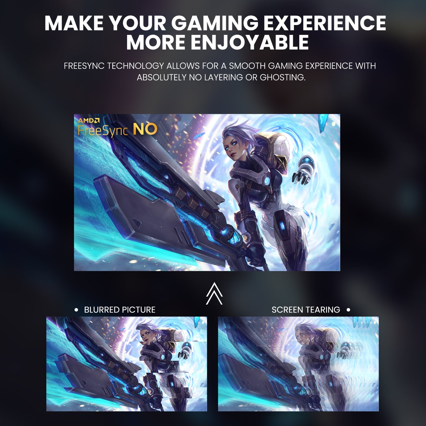 CRUA 24" 165Hz/180Hz Curved Gaming Monitor,FHD 1080P Computer Monitor,FreeSync,120% SRGB,Low Motion Blur-Black
