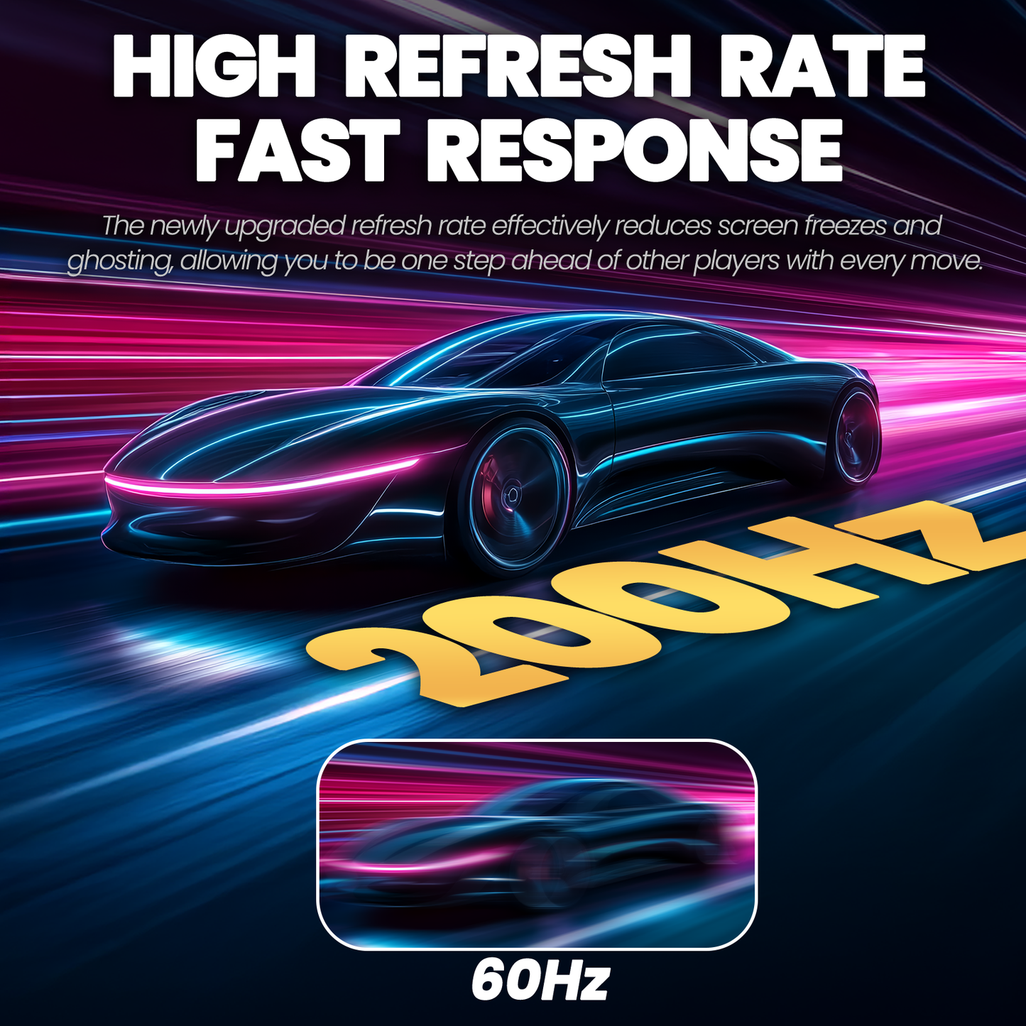 CRUA 24" Curved Gaming Monitor, 165Hz/200Hz Computer Monitor, FHD 1920x1080, 120% sRGB, AMD FreeSync, Blue Light Filter, for Gaming & Office, Wall Mountable- White