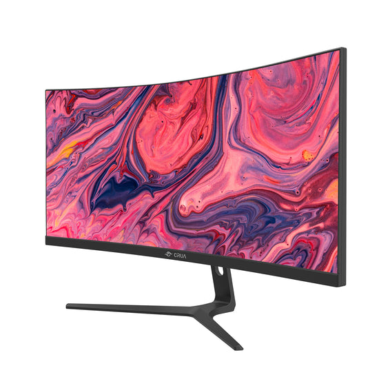 CRUA 30Inch Ultrawide Curved Monitor, 21:9 WFHD(2560x1080P) VA