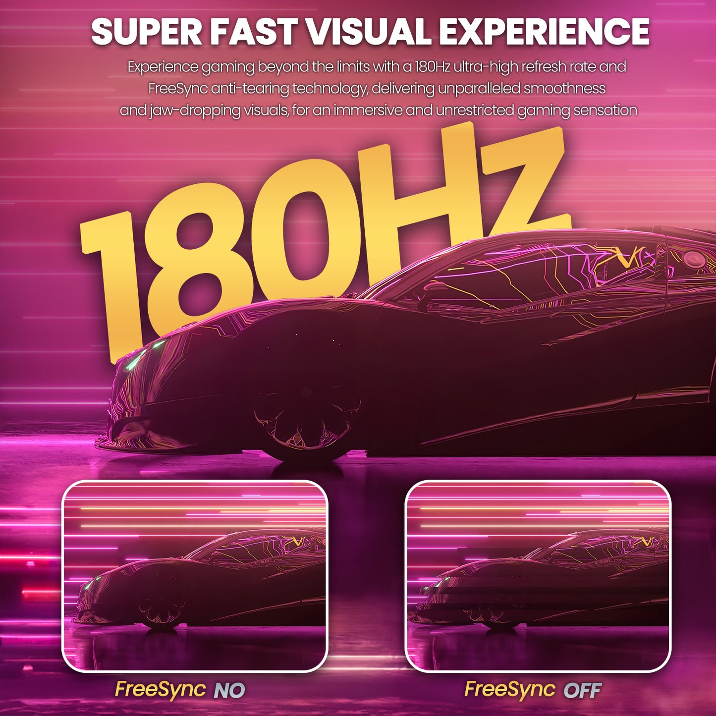 Moniteur de jeu à surface incurvée 32 pouces 1080P 165Hz 