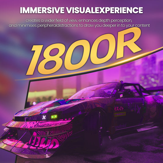 Moniteur de jeu à surface incurvée 32 pouces 1080P 165Hz 