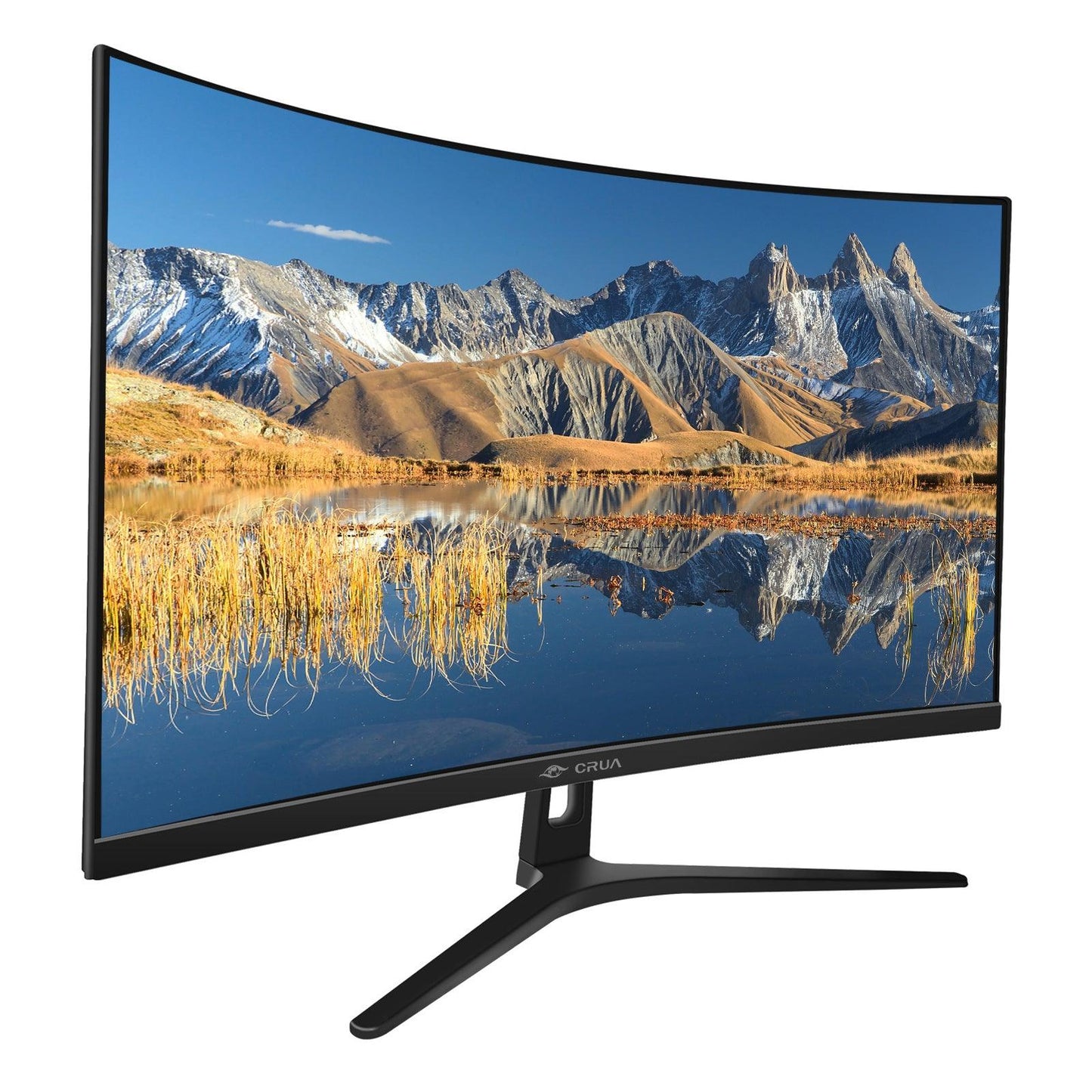 CRUA 27 Inch Curved Gaming Monitor,Full HD(1920x1080P) VA Panel 1800R 240Hz  Refresh Rate Computer Monitor with Blue Light Filter,for Gaming 